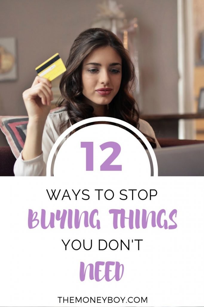 How to stop buying things you don't need